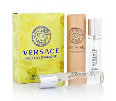 Парфюмерный набор Versace Yellow Diamond 3*20ml (жен)