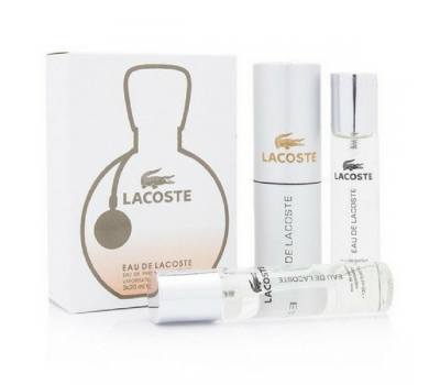 Парфюмерный набор Lacoste eau de Lacoste 3*20ml (жен)